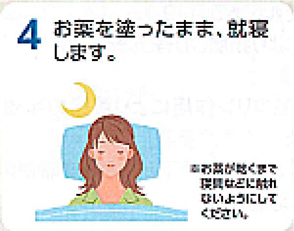 アポハイドローションの使用方法